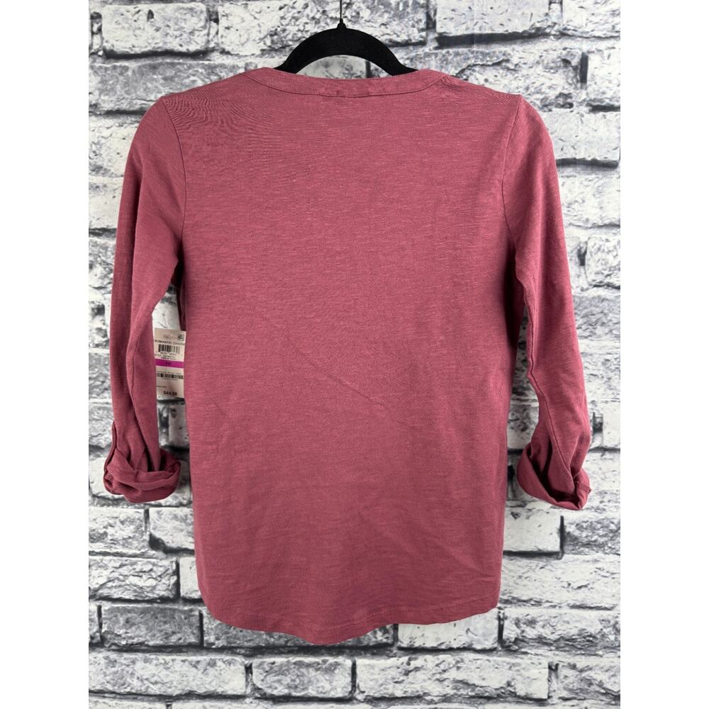 Style & Co. Raspberry Embroidered Shirt - Picture 3 of 10